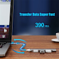 Pikkukuva 5 / 8: USB C HUB 3.0 Tyyppi C 4 Portti Useita USB jakaja sovitin OTG HUAWEI Xiaomi Macbookille