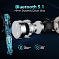 Pikkukuva 6 / 7: Bluetooth langattomat nappikuulokkeet hybridi 40dB kohina vaimennus TWS nappikuulokkeet