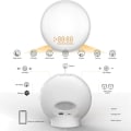 Miniatyrbilde 5 av 7: Wake Up Light Alarm Clock Dobbel Alarmer FM Radio