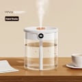 Miniatyrbild 7 av 7: 2L Dubbel Spray luftfuktare Atomizer Usb Large Capacity Hem Mute Sovrum Kontor Natt Ljus Digital Display Luftare