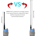 Pikkukuva 4 / 8: Ammattilainen naaras antenni kaksikaistainen 144/430MHz Baofengille UV 5R S9PLUS UV 13 21Pro UV K5 Walkie talkie