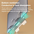 Miniatyrbillede 4 af 7: Lodret Laptop Stativ Transparent Desktop Gravity Holder Notebook Support For MacBook Pro Air Surface Book Bærbare computere
