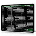 Miniatyrbild 1 av 6: Excel genvägar mus matta med sydd kant halkfri gummi bas