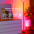 Pikkukuva 5 / 7: Olohuone himmennettävä kulma lattia lamppu 141cm jalusta Bluetooth RGB LED Mieliala valo