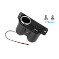 Miniatyrbillede 2 af 6: Usb Porte Socket DC 5V Dobbelt 3.1A Oplader Indbygget Bil Camper Multi Stik Port Adapter Oplader