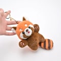 Miniatyrbillede 2 af 5: Panda Plyd Legetøj Nøglering Ferie Gave Plysj Dyr Rygsæk vedhæng Zoo Souvenir Søde Dukker