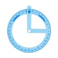 Miniatyrbillede 1 af 8: 360-graders Pointer Protractor Lineal Måle værktøj