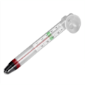 Miniatyrbillede 6 af 6: Glas meter akvarium fisk tank vand temperatur termometer