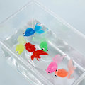 Miniatyrbillede 4 af 9: Kawaii Simulation Gummi Guldfisk Baby Bad Vand Lege Spil Legetøj
