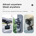 Miniatyrbild 5 av 9: 360° Rotation Magnetisk Ryggsäck Klämma Klämma Fäste för GoPro Hero 11 10 9 8 7 6 5 Insta360 DJI Action Kamera Tillbehör