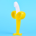 Miniatyrbillede 3 af 6: Baby Silicone Træning Tandbørste BPA Free Banan Shape Safe Toddle Biring Chew Legetøj