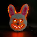 Pikkukuva 1 / 11: Kauhu Bloody Kani Karhu Naamio Halloween LED Luminous Eläin Simulaatio Turkista Naamio Cosplay