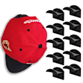 Pikkukuva 1 / 7: 10 kpl  Baseball hattu koukku hattu kiinnitys koukku jäljetön koukku musta minimalistinen design hattu teline