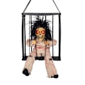 Miniatyrbillede 7 af 11: Halloween Dekoration Fange Spøgelse I Bur Skræmme Kranium Prop Elektrisk Skelet Legetøj