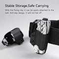 Miniatyrbillede 7 af 7: Fold kniv talje taske Kydex Tactical Multi-Tool K Sheath Multitool EDC Etuiet