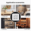 Miniatyrbild 6 av 8: Smart Temperatur Och Fuktighet Sensor APP Fjärr Monitor