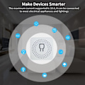 Miniatyrbild 5 av 6: Smart MIni Switch Interruptor Fungerar med Alexa Google Home 2 Way Voice Control