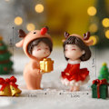 Miniatyrbilde 5 av 9: God jul par pynt til hjem nytt år jul tre pynt jule pynt