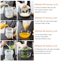 Miniatyrbilde 7 av 11: Melk vin filter pose nøtt melk pose te kaffe olje yoghurt filter nett nett kjøkken mat gjenbrukbar nylon filter