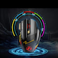 Miniatyrbild 5 av 5: Laddningsbar trådlös mus spelare för dator  RGB spel mus Bluetooth USB mus