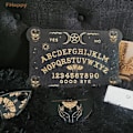 Miniatyrbilde 1 av 6: 12 tommer tre spådomskunst pendel brett gravert magisk ouija metafysisk melding heks's sett