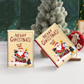 Miniatyrbilde 6 av 8: 5 stykker bok form jul godteri gave boks jul gave pakning boks god jul fest pynt