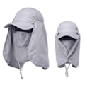Miniatyrbilde 1 av 8: Fiske Hatt Utendørs Sport Turing Visor Hatt UV Beskyttelse Ansikt Nakke Dekke Fiske Sol Beskyttelse Hatt