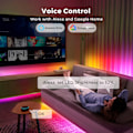 Miniatyrbild 4 av 6: Smart WIFI RGBIC COB LED Strip Light Tejp