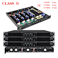 Miniatyrbillede 2 af 4: Digital Audio Power Forstærker Professionel 4 Channel 4x1650w Subwoofer Forforstærker DJ Line Array Højttaler Stereo Lyd Forstærker