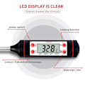 Miniatyrbilde 6 av 7: Kjøkken Mat Baking Digitalt Termometer Elektronisk Probe Type Digital Display Væske Grill Termometer