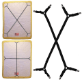 Miniatyrbilde 1 av 7: Justerbar laken stropper seng laken holder stropper montert laken stropper elastisk fester klemmer