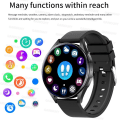 Miniatyrbillede 4 af 5: Smartwatch Mænd Fuld Touch Blod Tryk Blod Oxygen Bluetooth Ring Smart Ur
