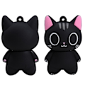Miniatyrbillede 2 af 7: Sød flashdrev  memory stick 128GB sort Tegnefilm Hei kitty  gadget