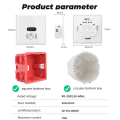 Miniatyrbild 4 av 7: Vägg Smart Ljus Switch IR Sensor Glas Skärm Panel