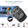 Miniatyrbild 7 av 7: Internationell resor adapter resor laddare