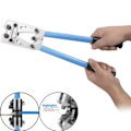 Miniatyrbilde 2 av 7: Kabel Lug Crimping Tool for Heavy Duty Wire Logger
