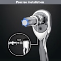 Pikkukuva 4 / 6: Professional 13 kpl Torx Star Bit Socket nuts Set 1/4 3/8 ja 1/2" Drive T8 - T70 Home Tool  Kit