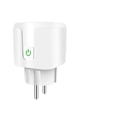 Miniatyrbillede 1 af 7: Smart Socket Med Strøm Overvågning Timing Funktion Stemme Kontrol