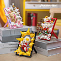 Miniatyrbilde 4 av 10: Creative Astronaut PhotoFrame Bygning Klosser Julenissen 3D Modell Diamant Blokker Leker