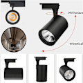 Miniatyrbillede 6 af 8: Sæt Led Skive Lys Armatur COB Binne Belysning Væg Lampe Skinne 220V Spot Lights
