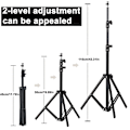 Miniatyrbilde 2 av 7: 110 cm universal bærbar brakett for magcubic HY300 pro projektor stativ stativ feste