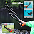 Miniatyrbilde 6 av 8: Flytende Stativ for GoPro Hero Selfie Stick for Sjcam DJI Action Kamera Utvidbar Stang Monopod Hand Grip