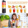 Miniatyrbild 6 av 7: Bärbar Blender Elektrisk Frukt Juicer Smoothie Apelsin Färsk Juice Blender