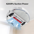 Miniatyrbillede 7 af 8: Max Robot Støvsuger 4200Pa Sug Kraft Sweep og Wet Mopping WiFi App Control