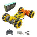 Miniatyrbilde 8 av 10: 4WD RC Stunt Bil 2.4G Radio Fjernkontroll Biler RC Klokke Gest Sensor Rotasjon Gave Elektronisk Leketøy