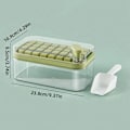 Miniatyrbild 7 av 8: 32 Grid Silicon Ice Cube Tray Form Med Lock Spade Förvaring Låda Ta bort Med Ett Klick Ice Maker