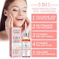 Miniatyrbillede 4 af 9: 5 In 1 Ansigtsbehandling Serum Fade Fine Linjer Opstrammende Skin Shrink Porer Fugtgivende Ansigt Serum