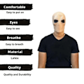Miniatyrbild 2 av 5: Skräck ansiktslös man mask läskig djävul hel ansikte latex hjälm läskigt