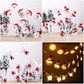 Miniatyrbilde 5 av 11: Snømann jul LED Garland streng lys god jul pynt