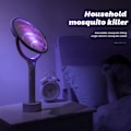 Miniatyrbilde 2 av 8: 3500V 5in1 Mosquito Killer Lampe Multifunksjonell Vinkel Justerbar Bug Zapper Elektrisk USB Oppladbar Mygg Fly Flagermus Swatter